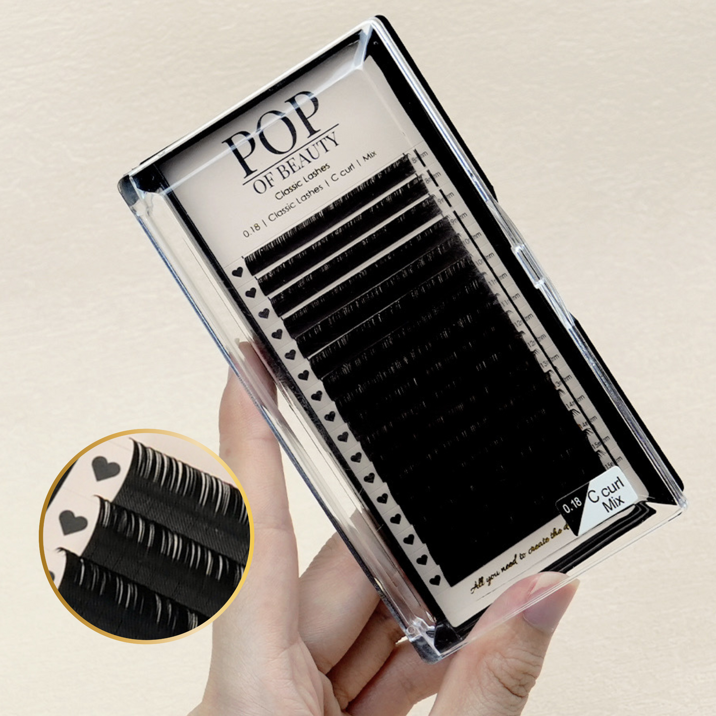 Mixed Length C Curl Classic Trays 0.18