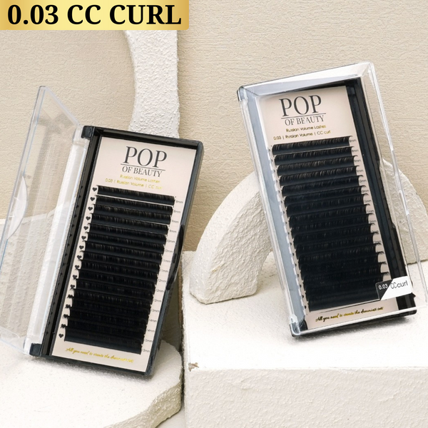 Single Length CC Curl Russian Trays 0.03 - Pop Of Beauty