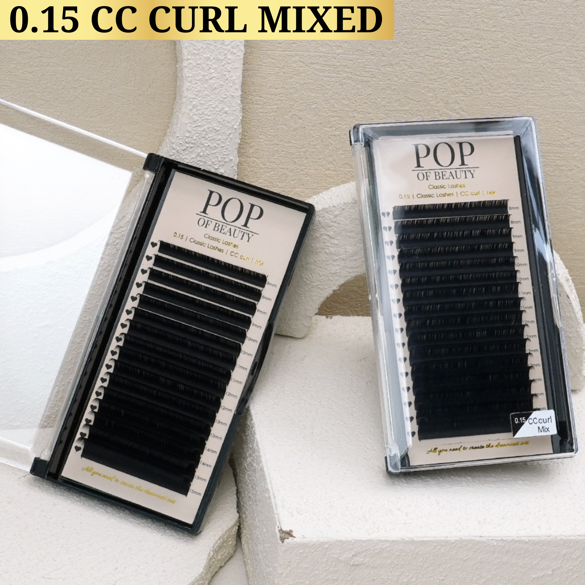Mixed Length CC Curl Classic Trays 0.15