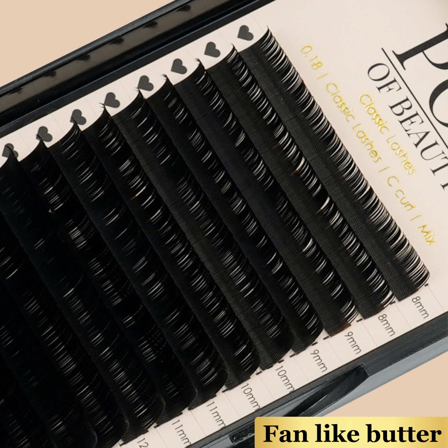 Mixed Length C Curl Classic Trays 0.18