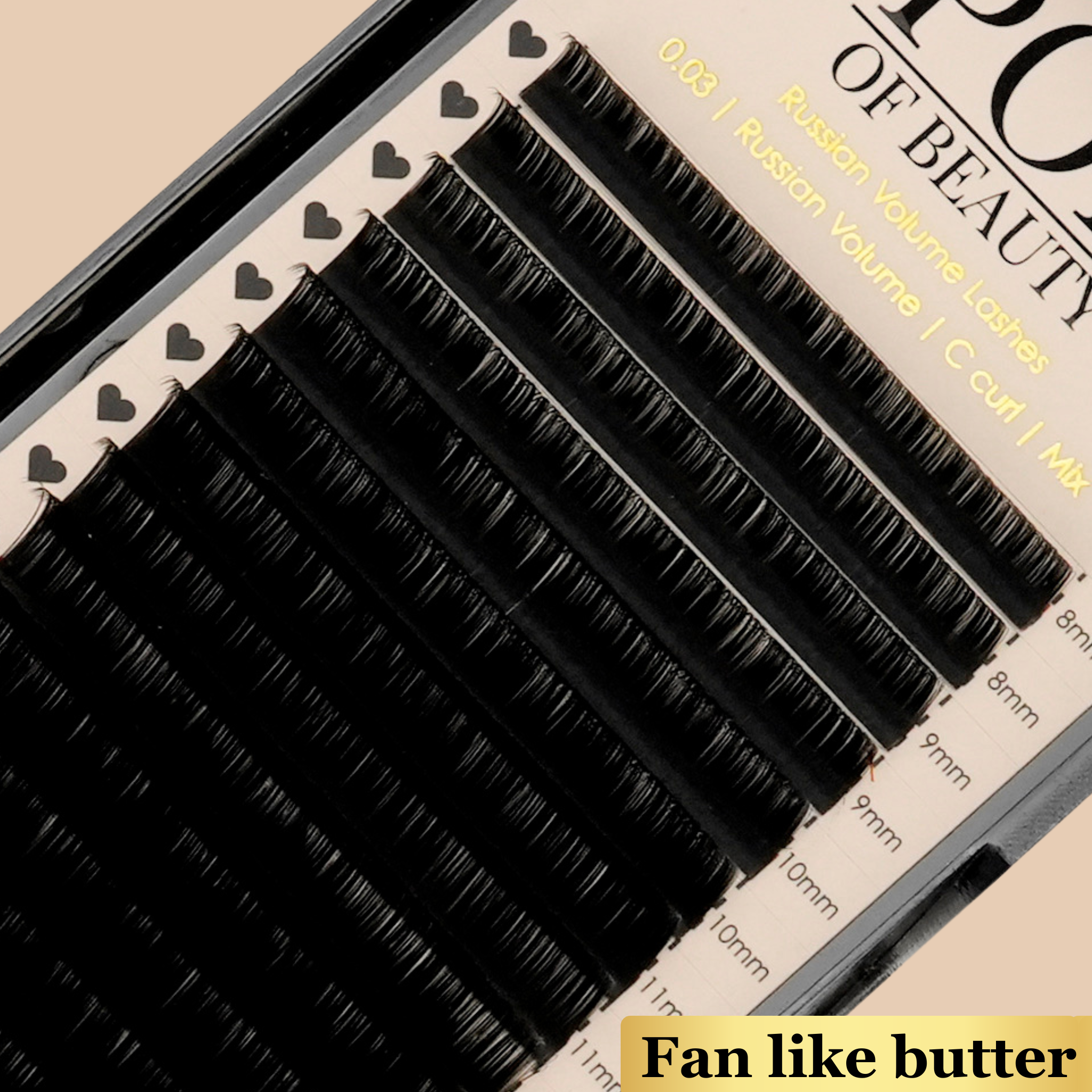 Mixed Length C Curl Russian Trays 0.03