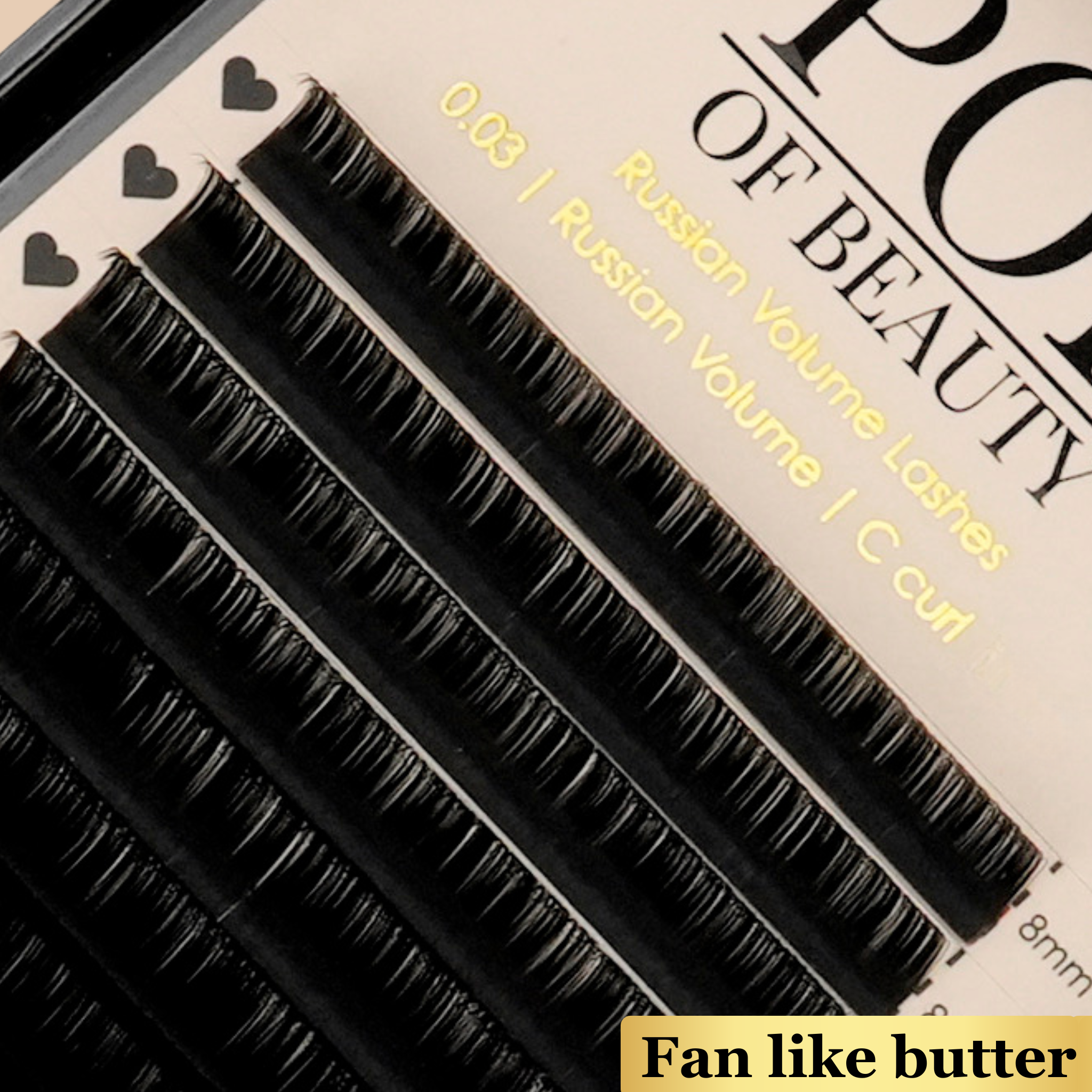 Single Length C Curl Russian Trays 0.03