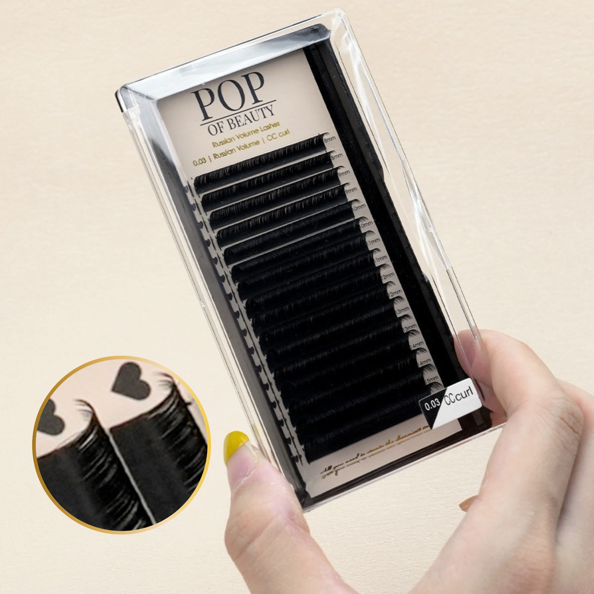 Single Length CC Curl Russian Trays 0.03