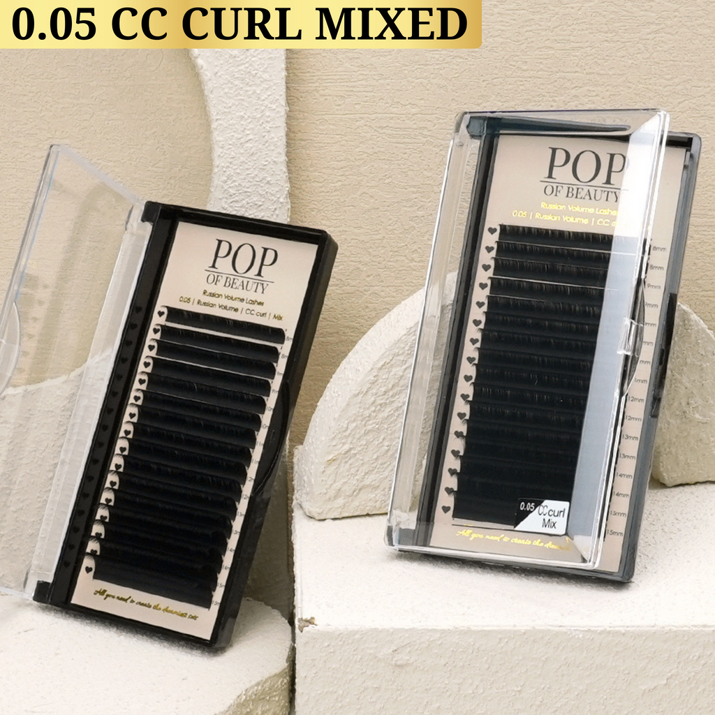 Mixed Length CC Curl Russian Trays 0.05
