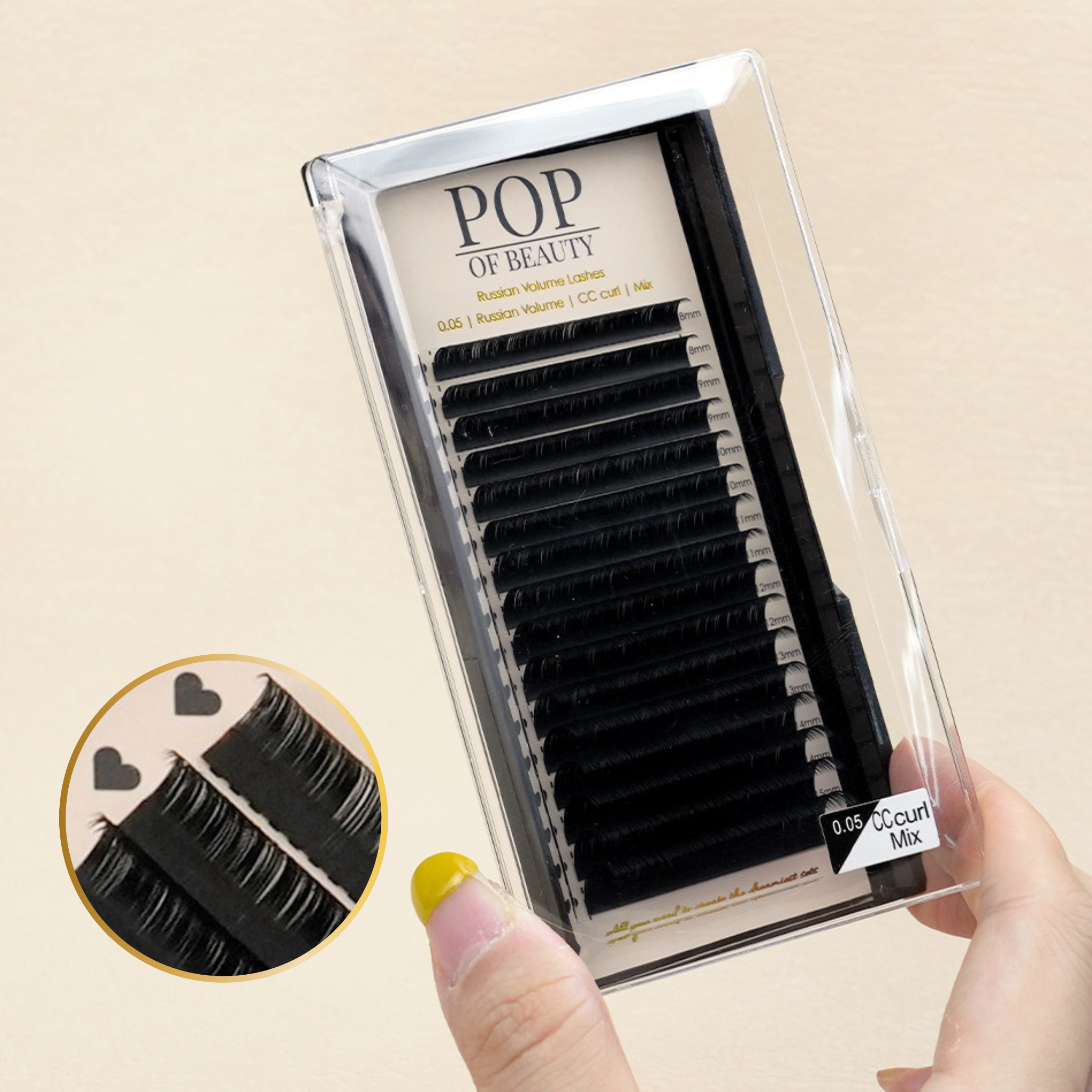 Mixed Length CC Curl Russian Trays 0.05