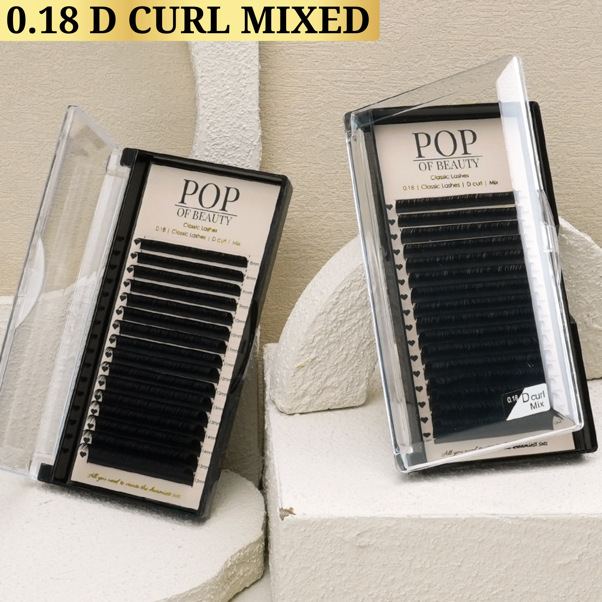 Mixed Length D Curl Classic Trays 0.18