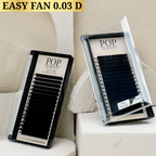 EASYFAN Single Length D Curl Russian Trays - 0.03