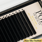 EASYFAN Mixed Length D Curl Russian Trays - 0.03
