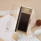 Mixed Length MOCHA Dark Brown D Curl Trays - 0.05