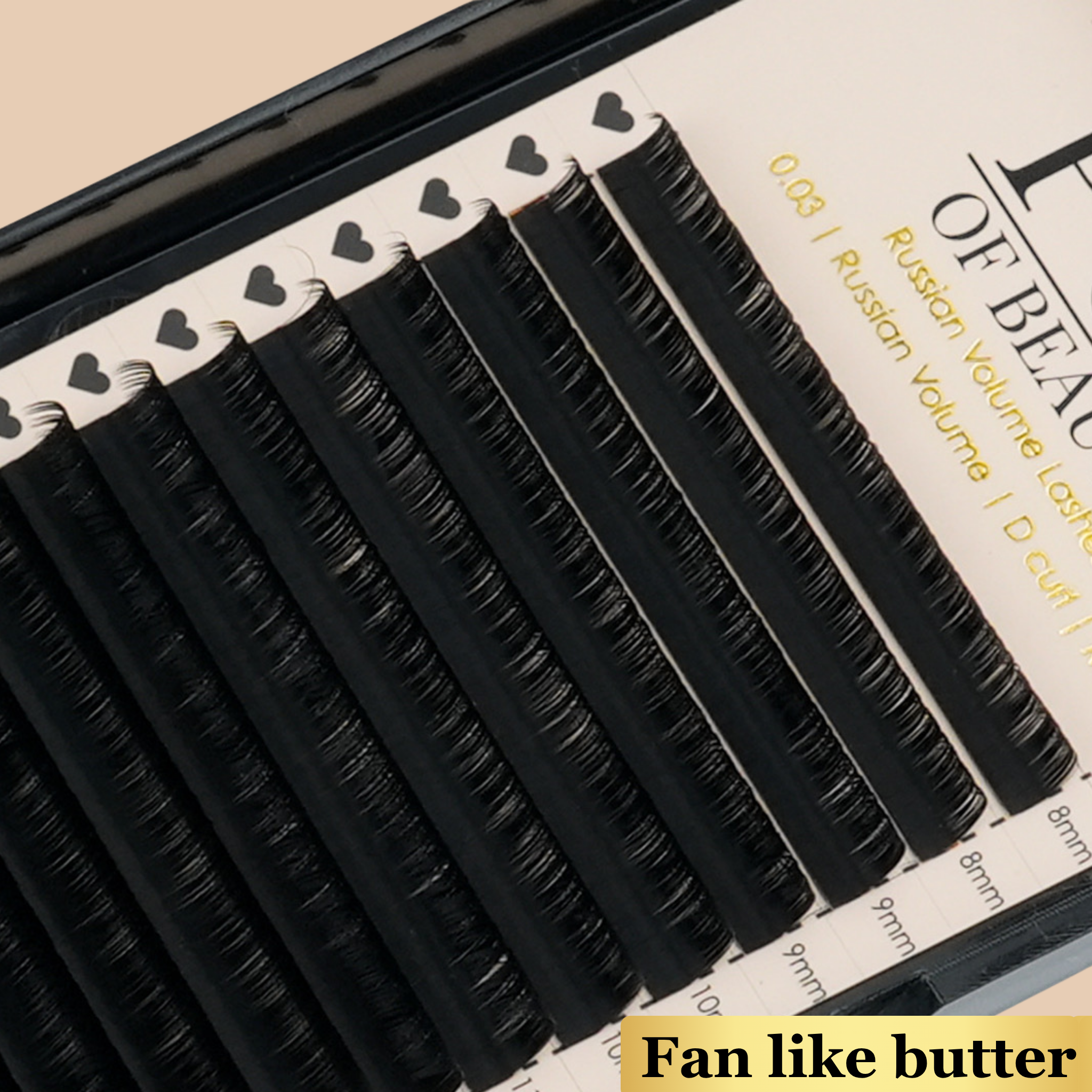 Mixed Length D Curl Russian Trays 0.03