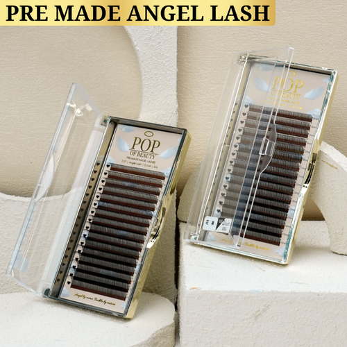 BROWN Pre-Made Angel Lashes