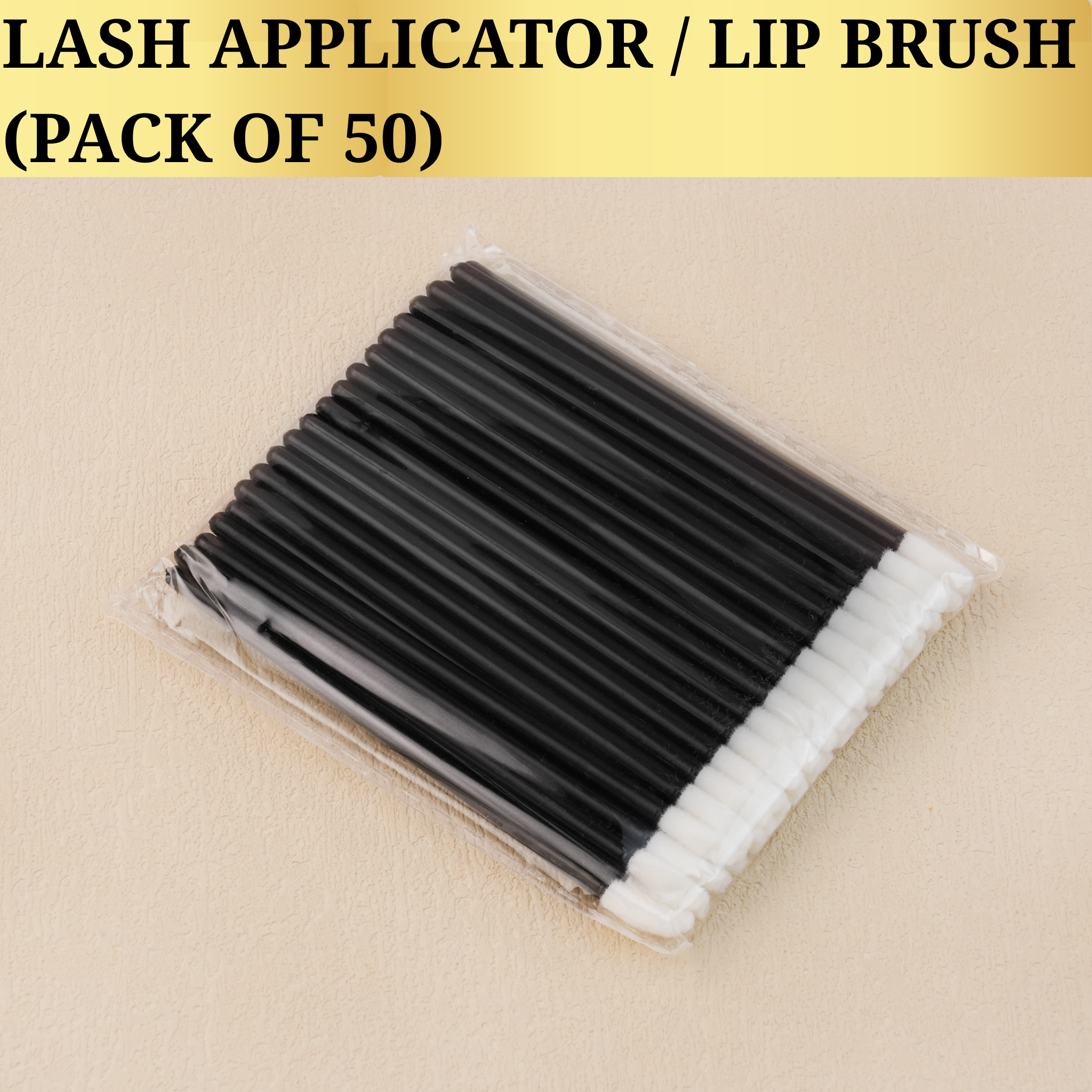 Lash Applicator / Lip Brush Wands (Pack of 50)