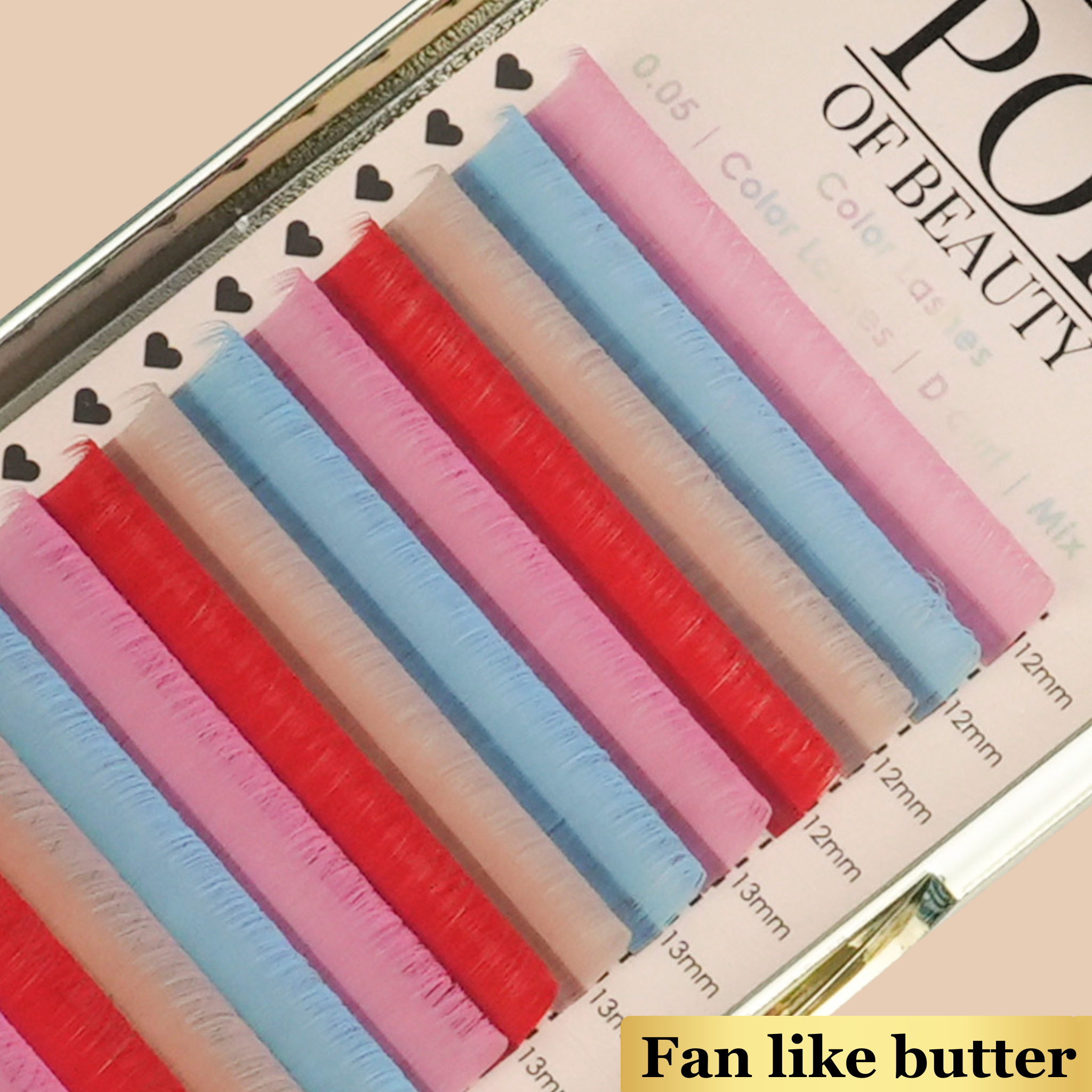 'POP of Colour' Mixed Length (0.05 D Curl)