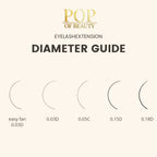 Mixed Length D Curl Russian Volume Trays - 0.03 - Pop Of Beauty