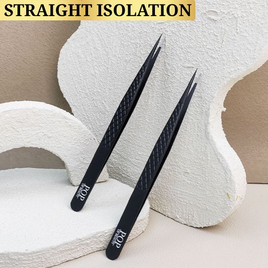 Straight Isolation Lash Tweezers